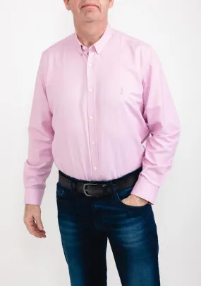 6th Sense Regular Fit Shirt, Pink