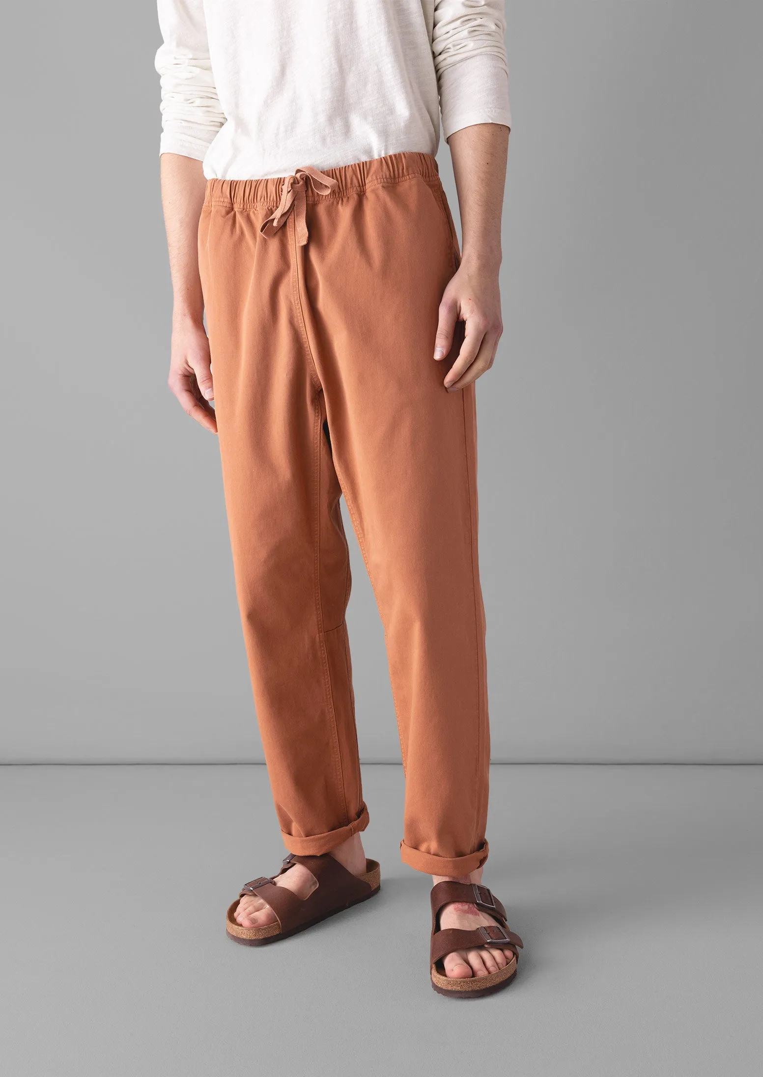 Alfie Cotton Twill Pants | Washed Copper