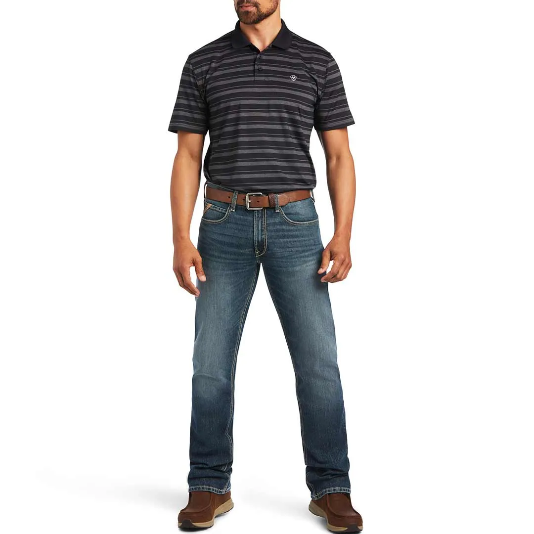 Ariat Men's Ombre Stripe Fitted Polo