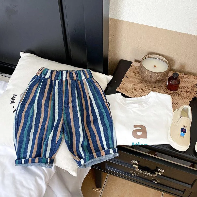 Baby Kid Boys Striped Shorts