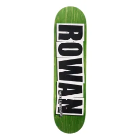 Baker Rowan Logo 8.125" Green Deck