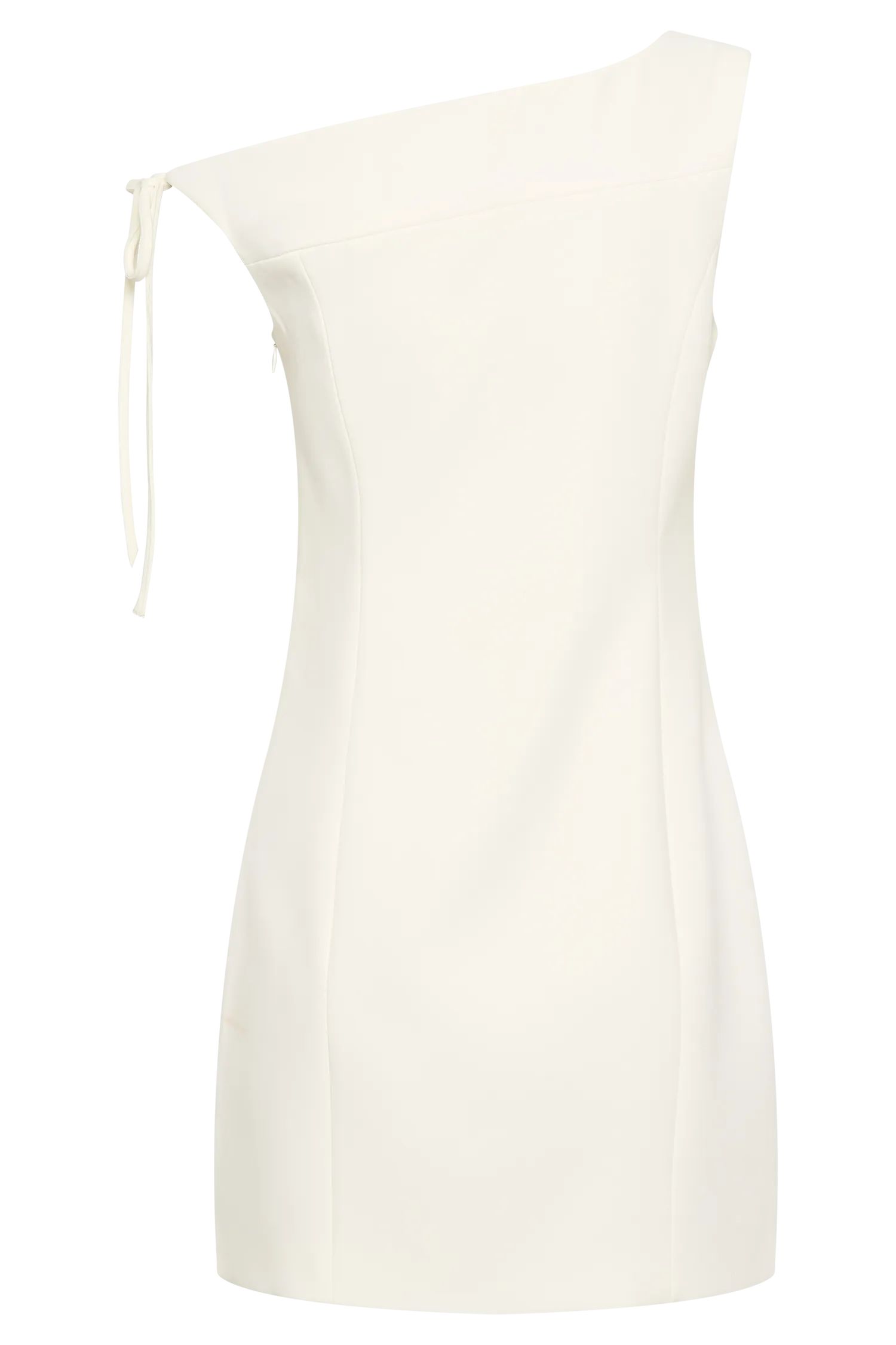 Baker Suiting Off Shoulder Dress - Ivory