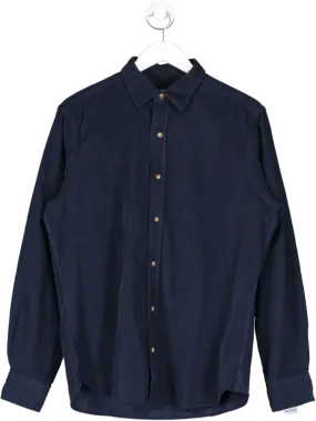 Beaufort & Blake Blue Stroud Pine Cord Shirt UK M