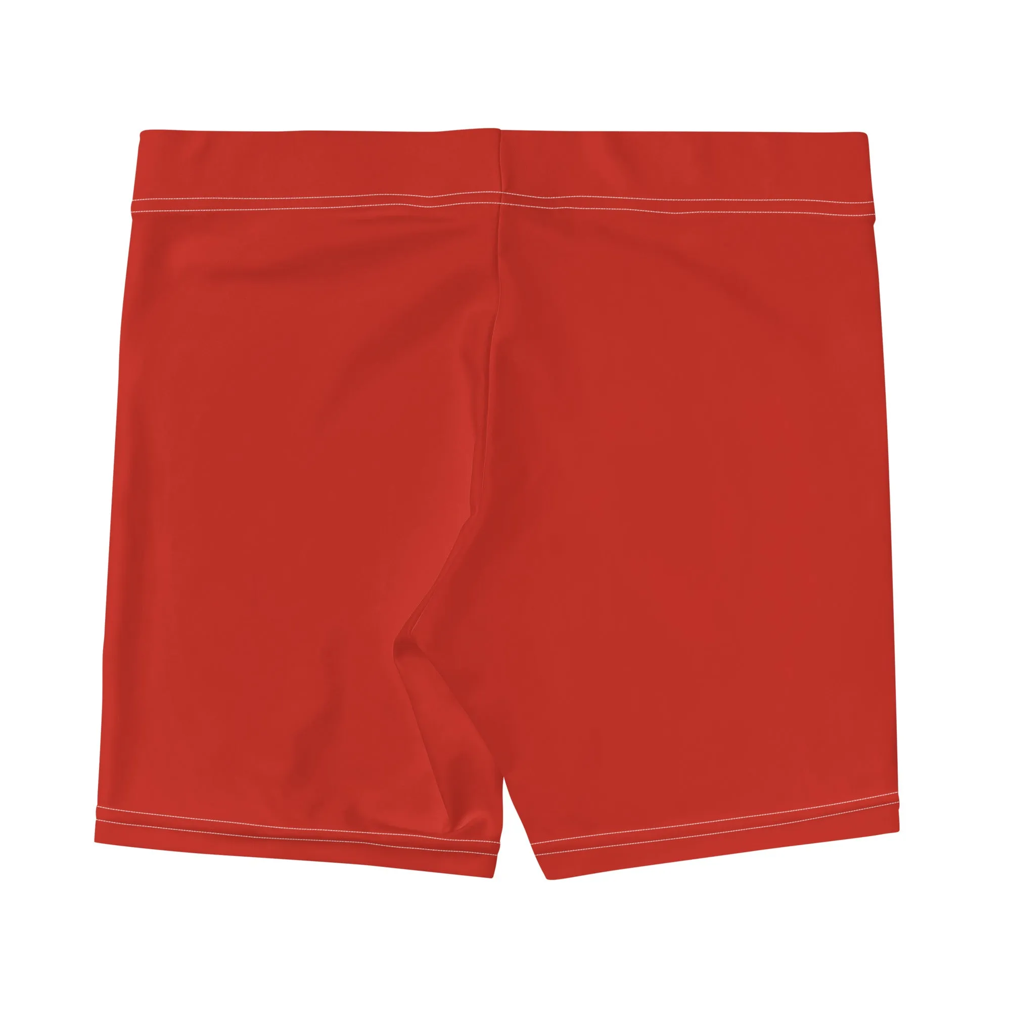 Bold Red Workout Shorts