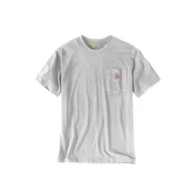 Carhartt&#x20;103296&#x20;Pocket&#x20;s&#x2F;s&#x20;T-Shirt&#x20;-&#x20;Heather&#x20;Grey