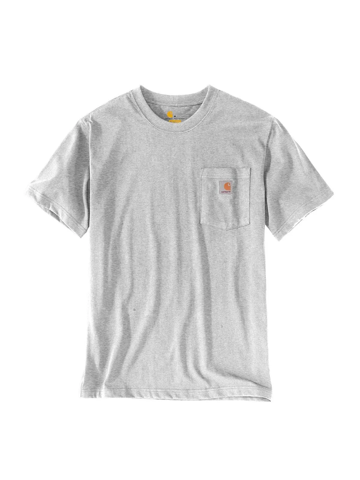 Carhartt&#x20;103296&#x20;Pocket&#x20;s&#x2F;s&#x20;T-Shirt&#x20;-&#x20;Heather&#x20;Grey