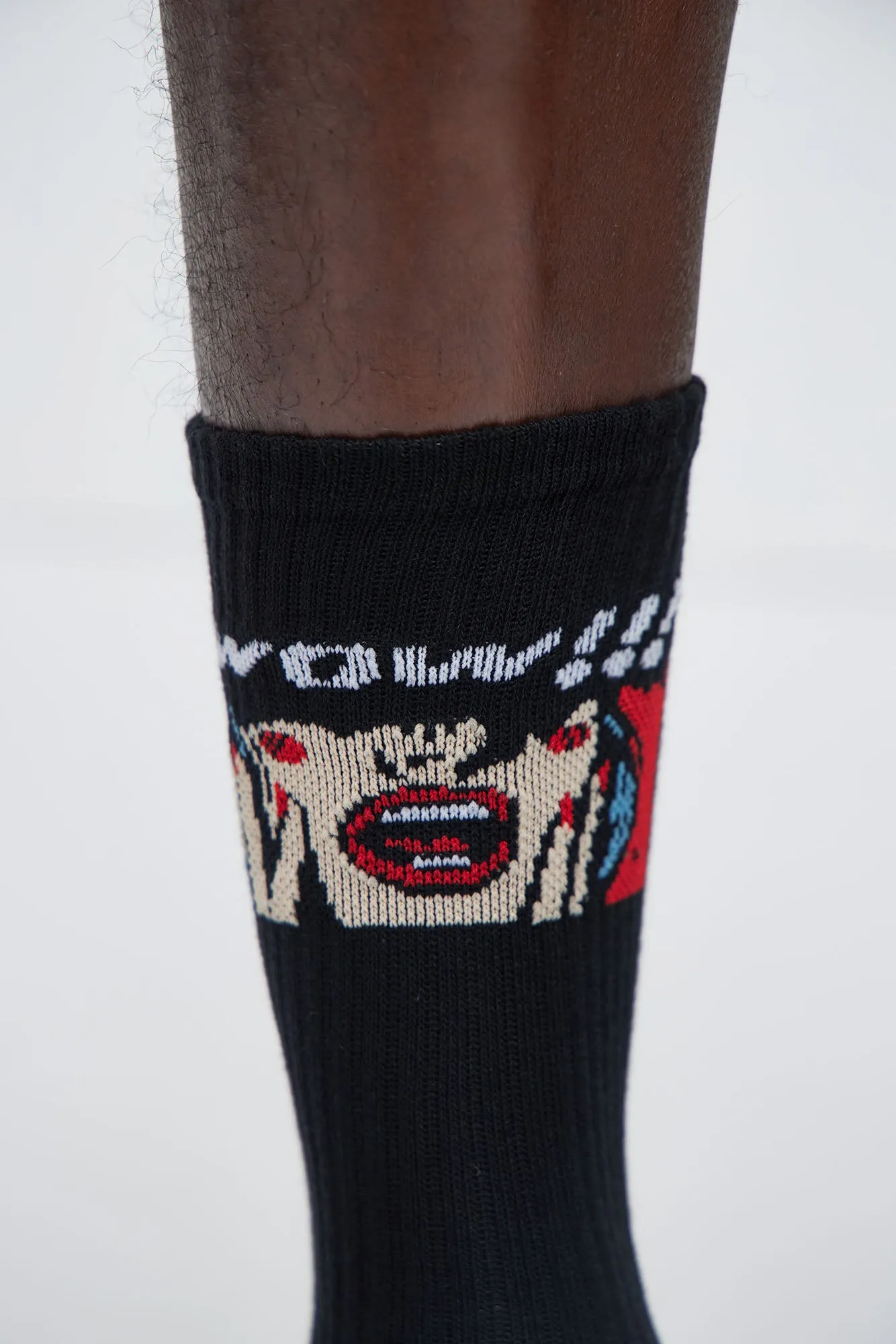 Comic Zap Socks 2 Pack - Black