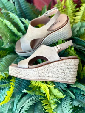 Corky's Taupe Freddie Wedges