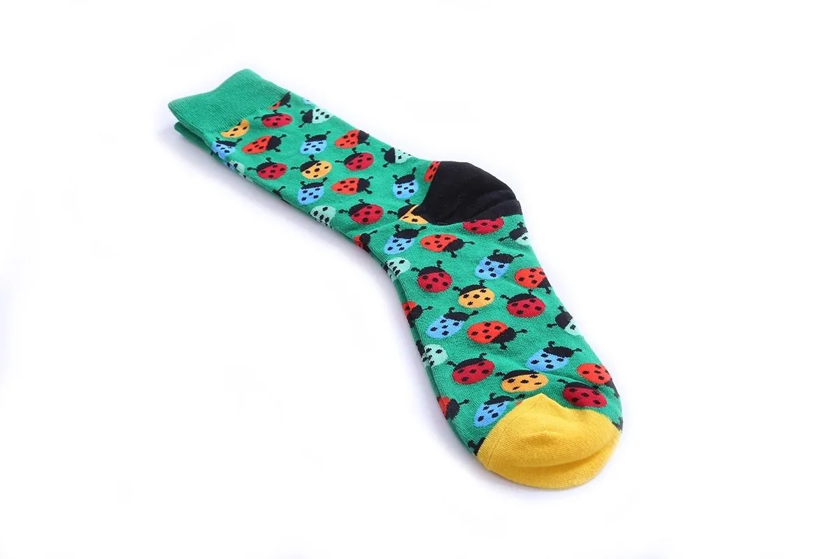 Crew Socks | Funky Socks - Ladybugs