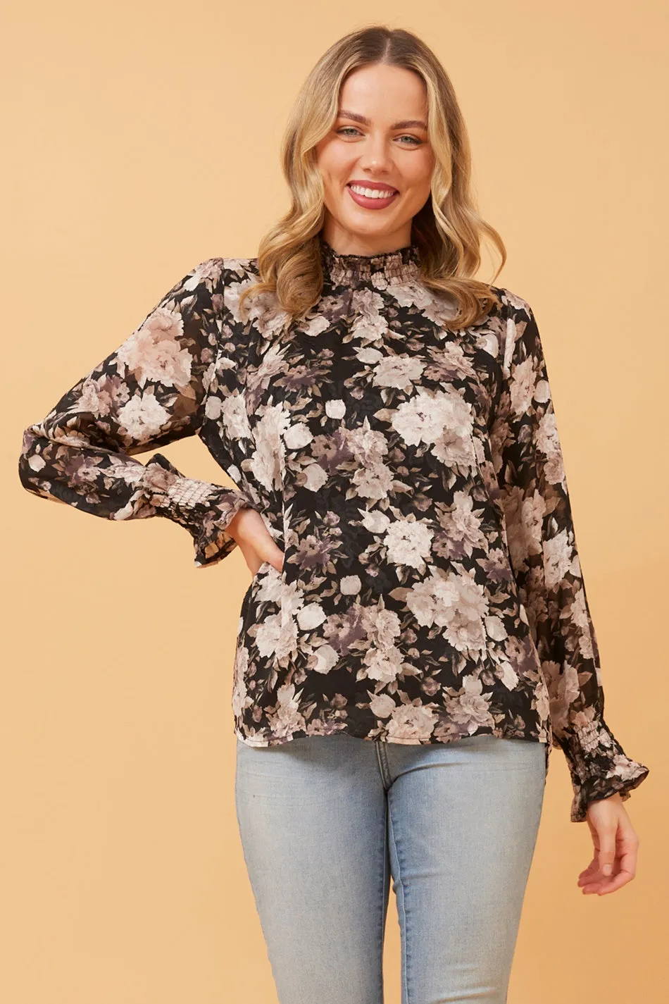 DIANA FLORAL PRINT BLOUSE