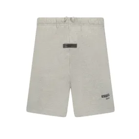 FEAR OF GOD ESSENTIALS COTTON SHORTS DARK OATMEAL