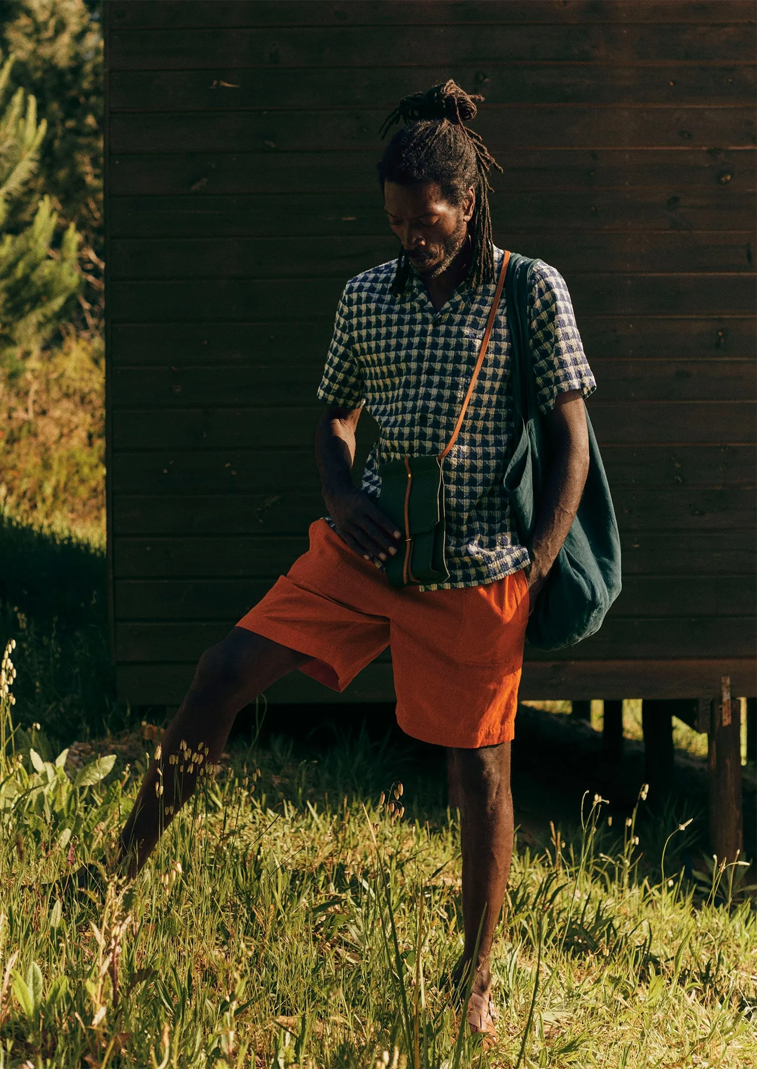 Garment Dyed Linen Drawstring Shorts | Clementine