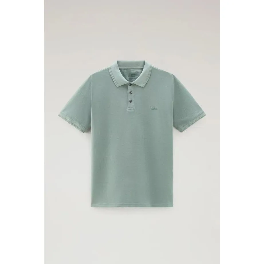 GARMENT-DYED POLO