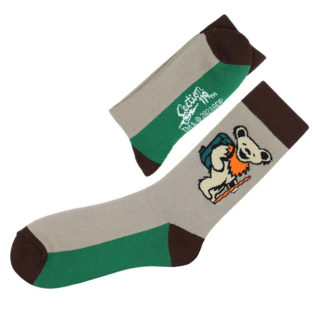 Grateful Dead | Socks | Adventure Bear in Brown