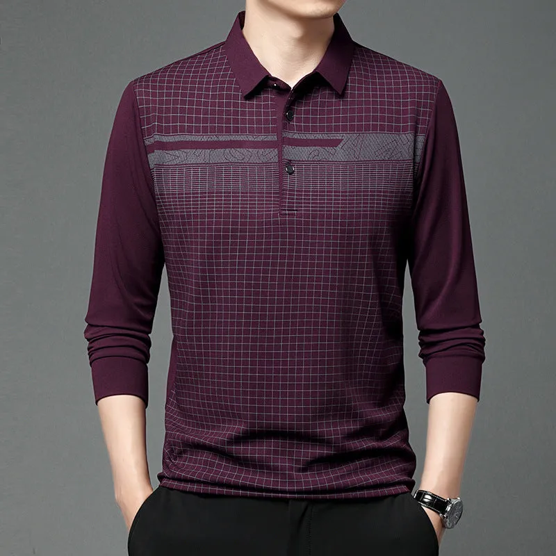 INSTOCK - Hunterson daddy autumn new middle-aged business polo