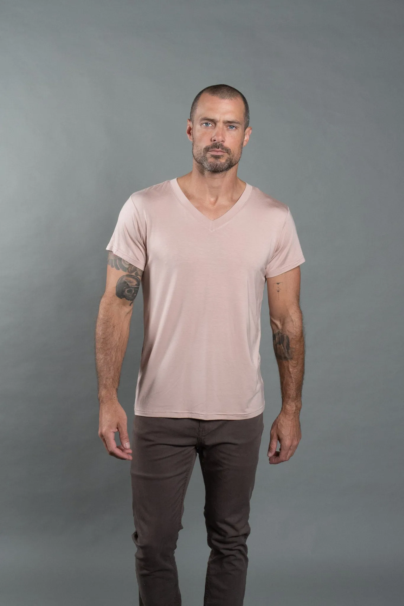 Men's Modal Classic V-Neck Tee