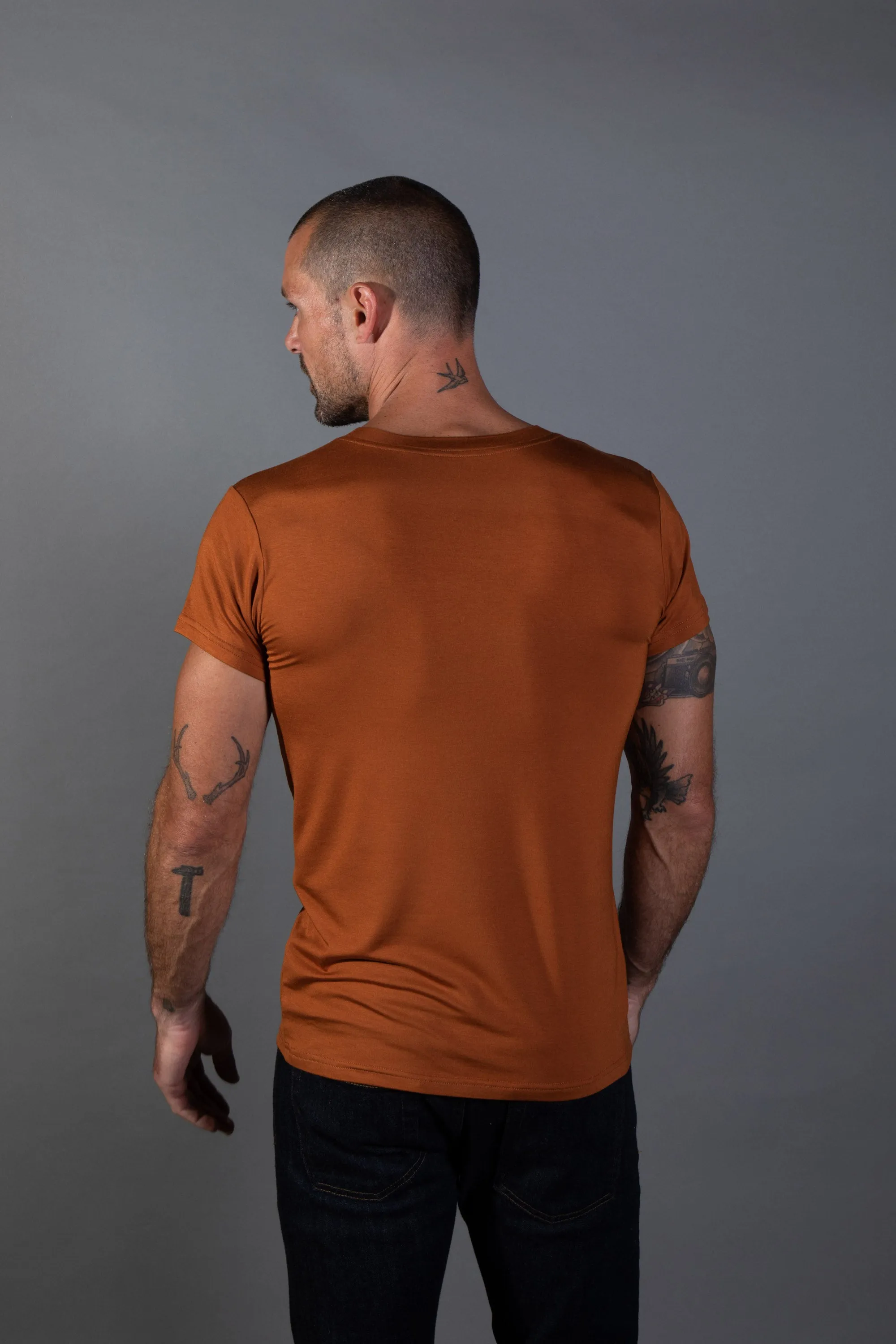 Men's Modal Classic V-Neck Tee