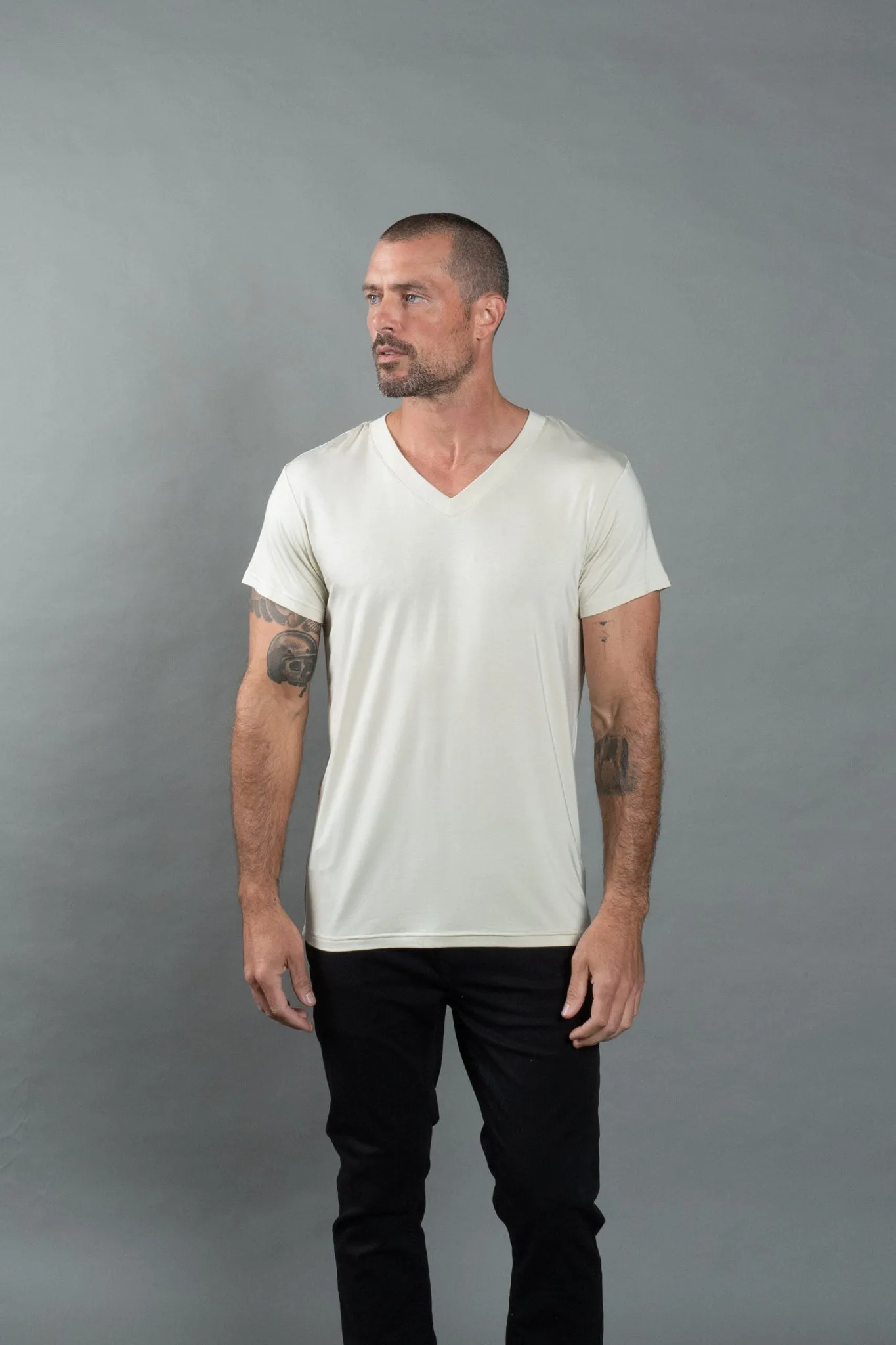 Men's Modal Classic V-Neck Tee