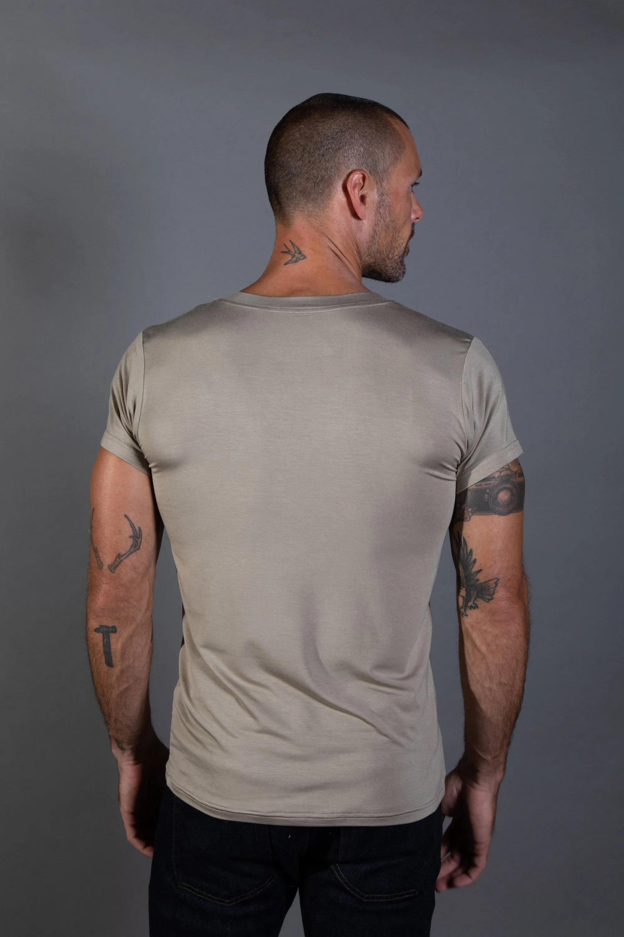 Men's Modal Classic V-Neck Tee