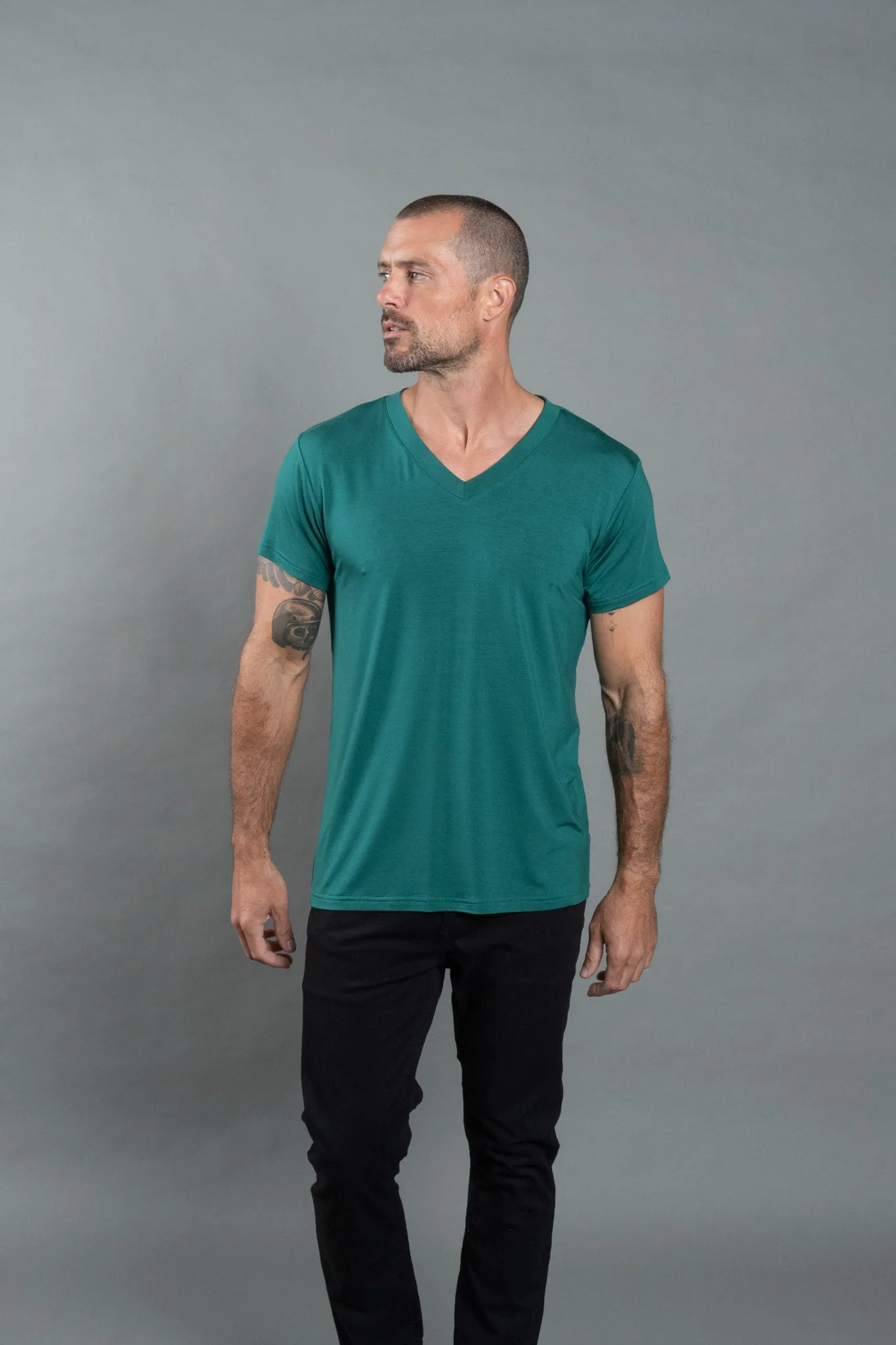 Men's Modal Classic V-Neck Tee