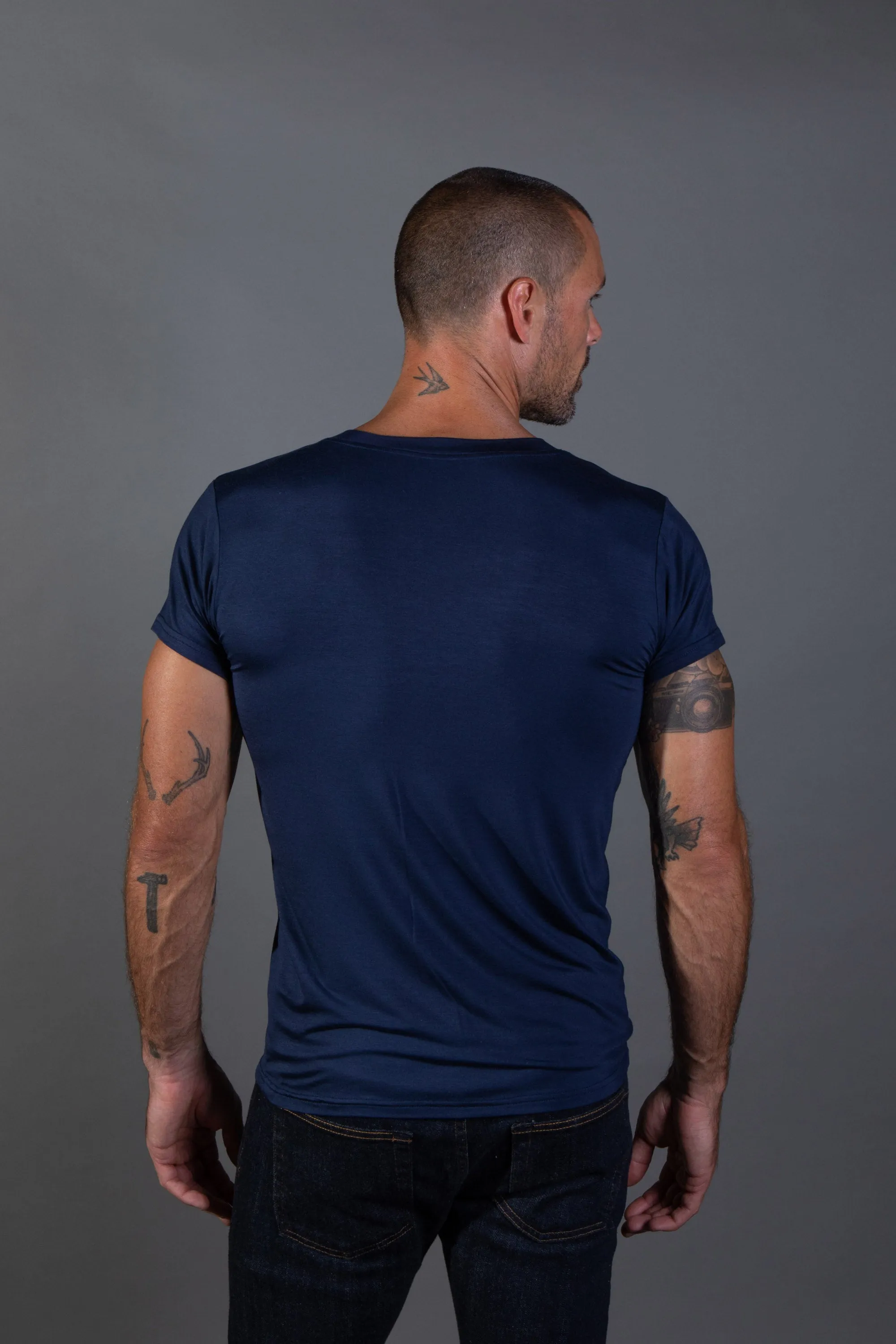 Men's Modal Classic V-Neck Tee