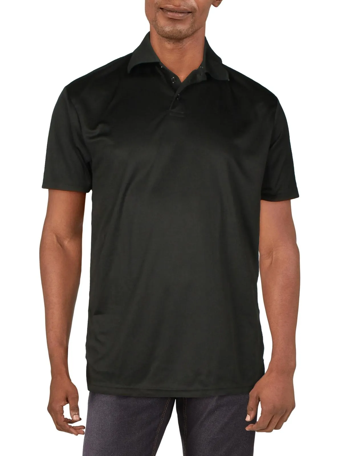 Mens Moisture Wicking Collared Polo