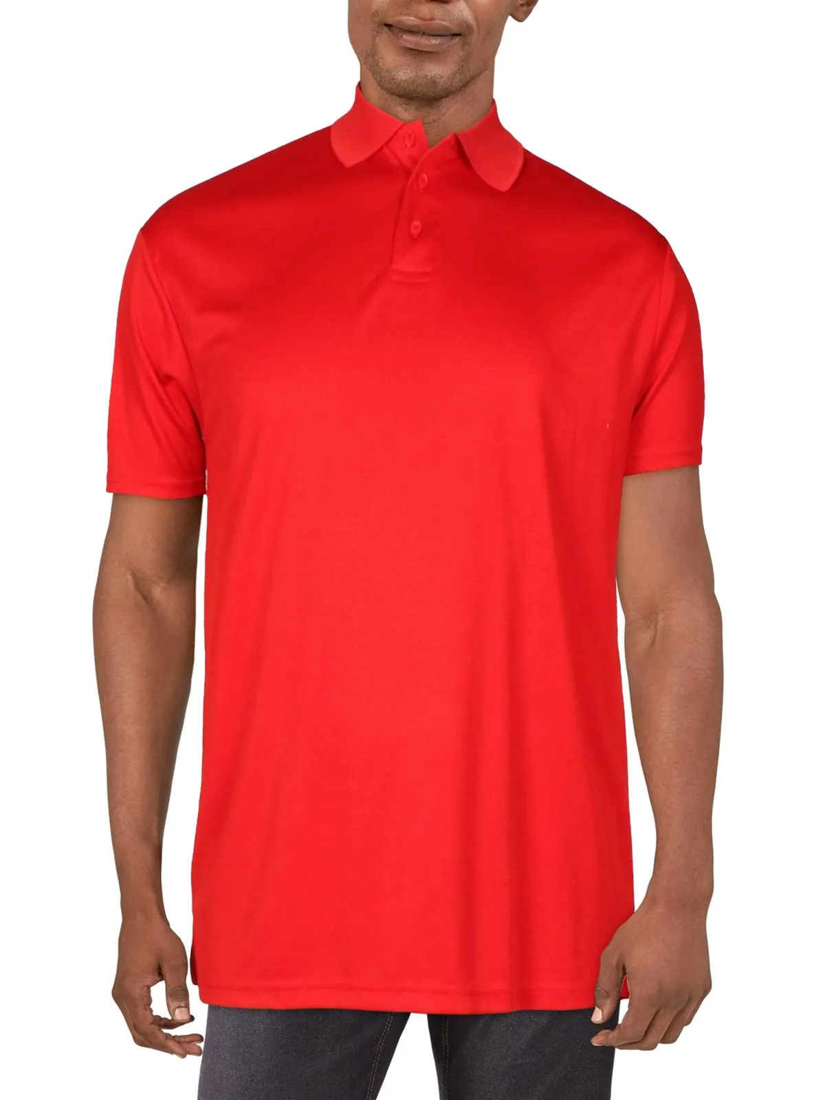 Mens Moisture Wicking Collared Polo