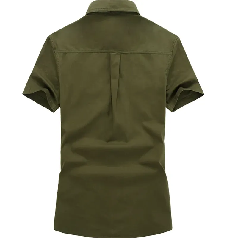 Military Shirt Men's Army Style Tacitcal Short Sleeve Shirts