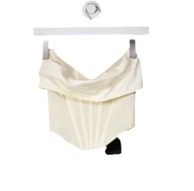 NBD Cream Hailee Bustier Top Nbd UK XS