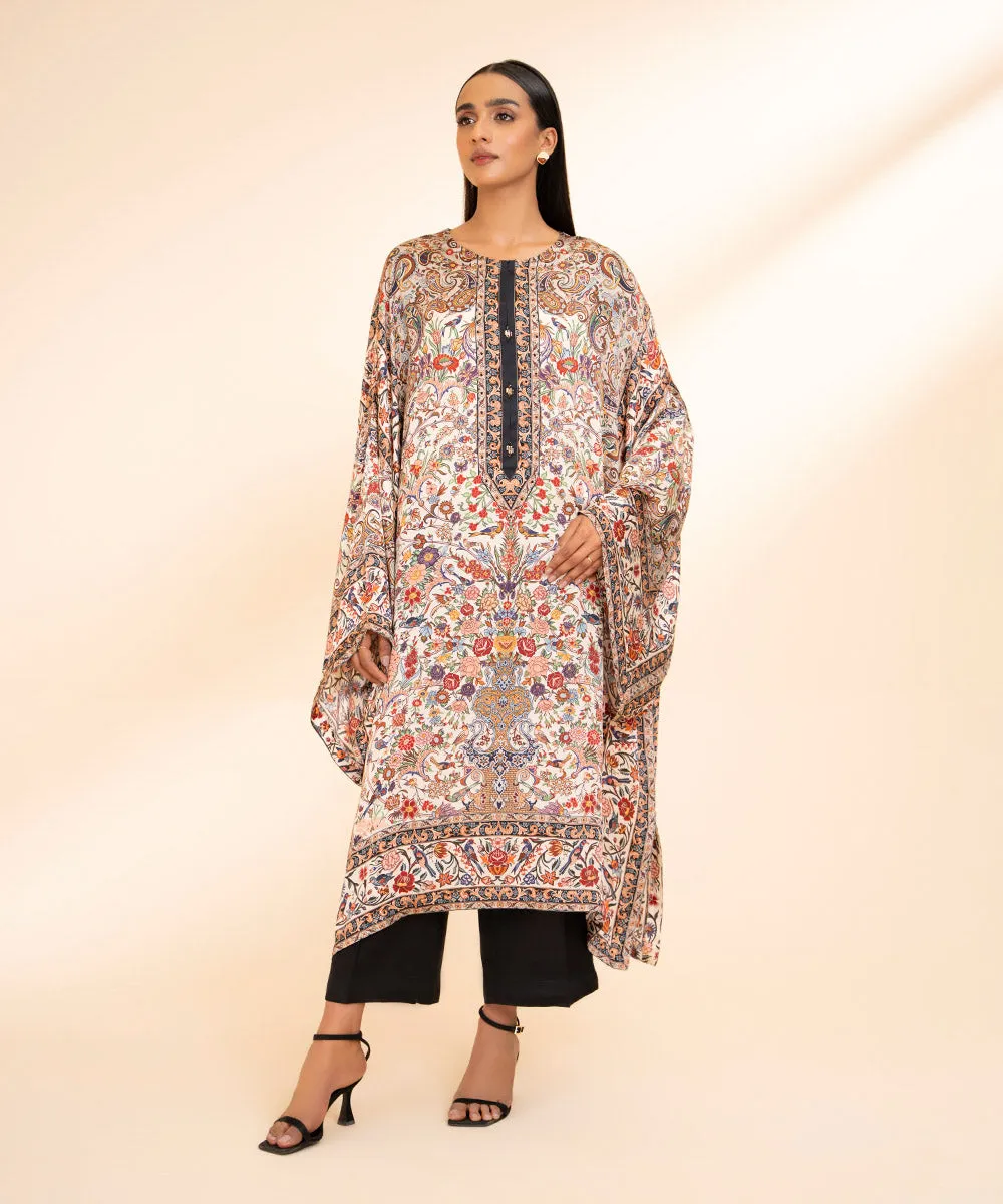 Printed Silk Kaftan