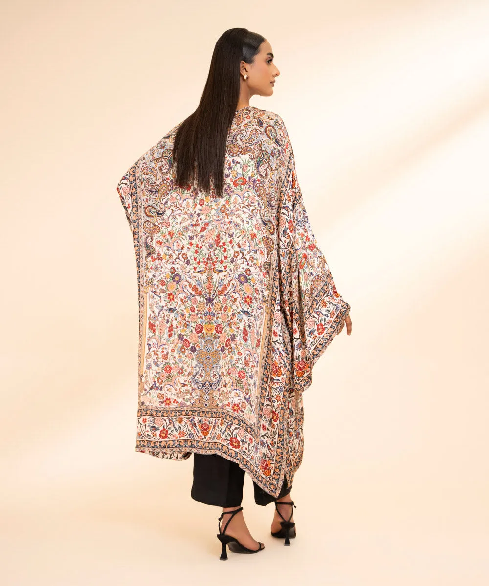 Printed Silk Kaftan