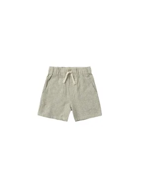 Rylee & Cru - Sage Gingham Bermuda Short