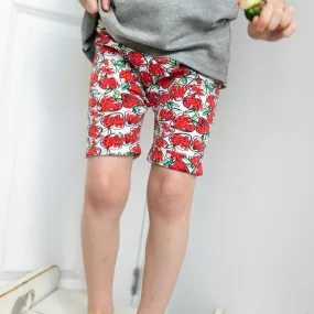 Strawberry print shorts