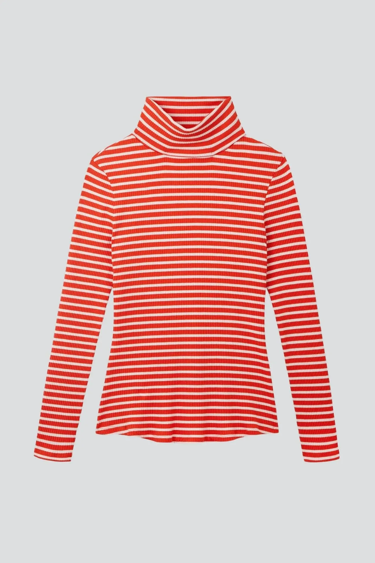 Striped Cotton Roll Neck | Multiple Colours