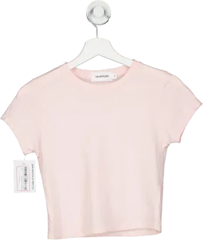 TALENTLESS Pink Women's Baby Tee UK S