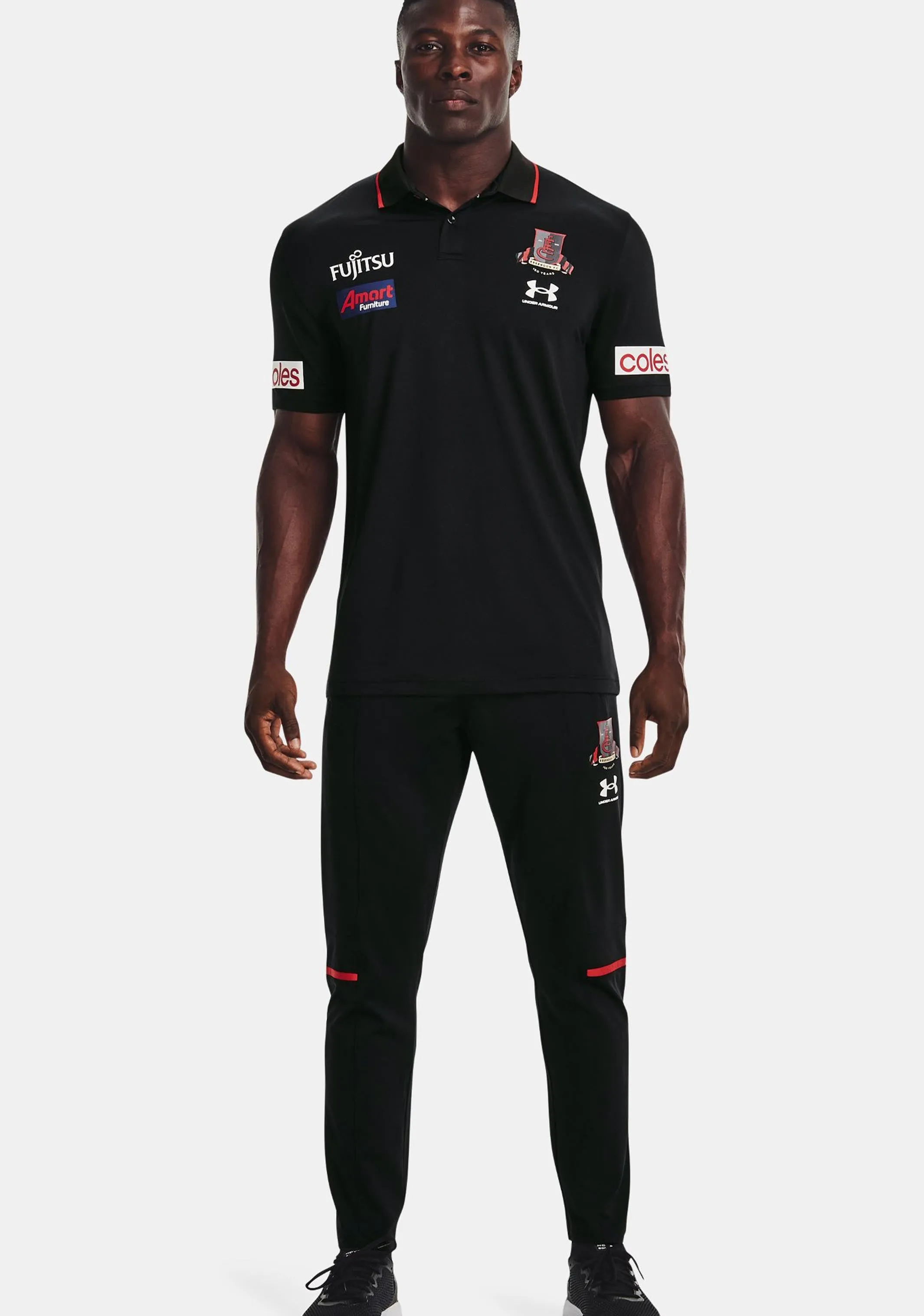 Under Armour Essendon Mens Media Polo 2022 <br> 1374256 001