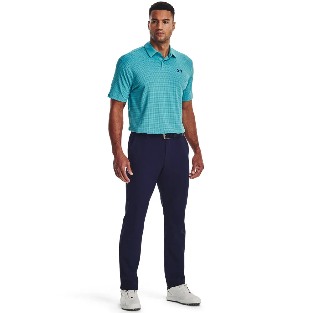 'Under Armour' Men's T2G Printed Polo - Glacier Blue