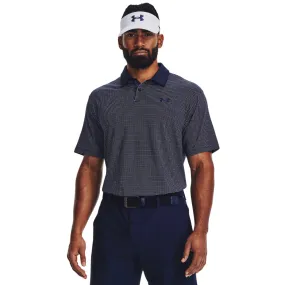 'Under Armour' Men's T2G Printed Polo - Midnight Navy