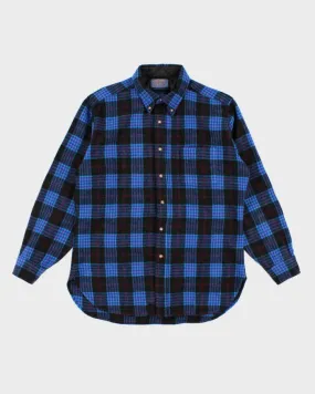 Vintage 60s Pendleton Wool Check Shirt - L